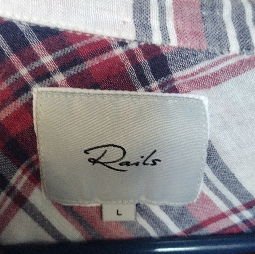 Rails Women's Top Charli Raspberry Coast White Bu… - image 5